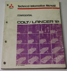 Mitsubishi Colt Lancer 1989 Technical Information Manual - Picture 1 of 2