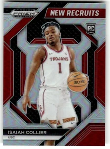 2024 Panini Prizm Draft Picks -New Recruits Isaiah Collier #12 Silver Prizm (RC) - Picture 1 of 2