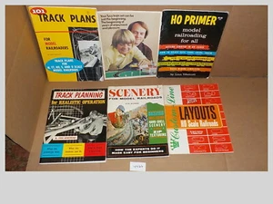 Vintage Railroad Book Lot 6pcs Lot #4466 HO Scale & Other Scales - Picture 1 of 4