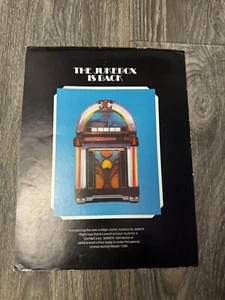 Sonata 1050 Jukebox Sales Flyer Advertisement Blue Background - Picture 1 of 2