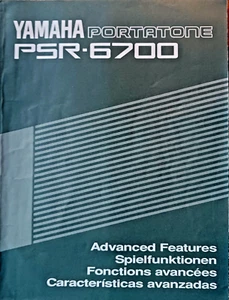 Yamaha PSR-6700 Workstation Keyboard Original Advanced Features Owner's Manual. - Picture 1 of 3