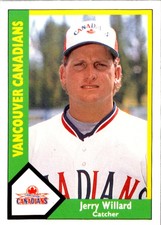 1990 CMC Vancouver Canadians Jerry Willard #23 Vancouver Canadians Baseball Card