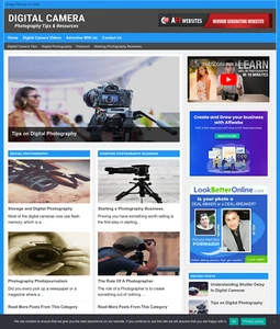 DIGITALKAMERA FOTOGRAFIE Website Geschäft zum Verkauf - Arbeit von zu Hause aus Geschäft - Bild 1 von 3