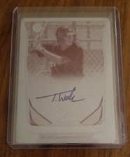 2014 Bowman Prospect Chrome Printing Plate Magenta 1/1 Tyler Wade Auto Yankees