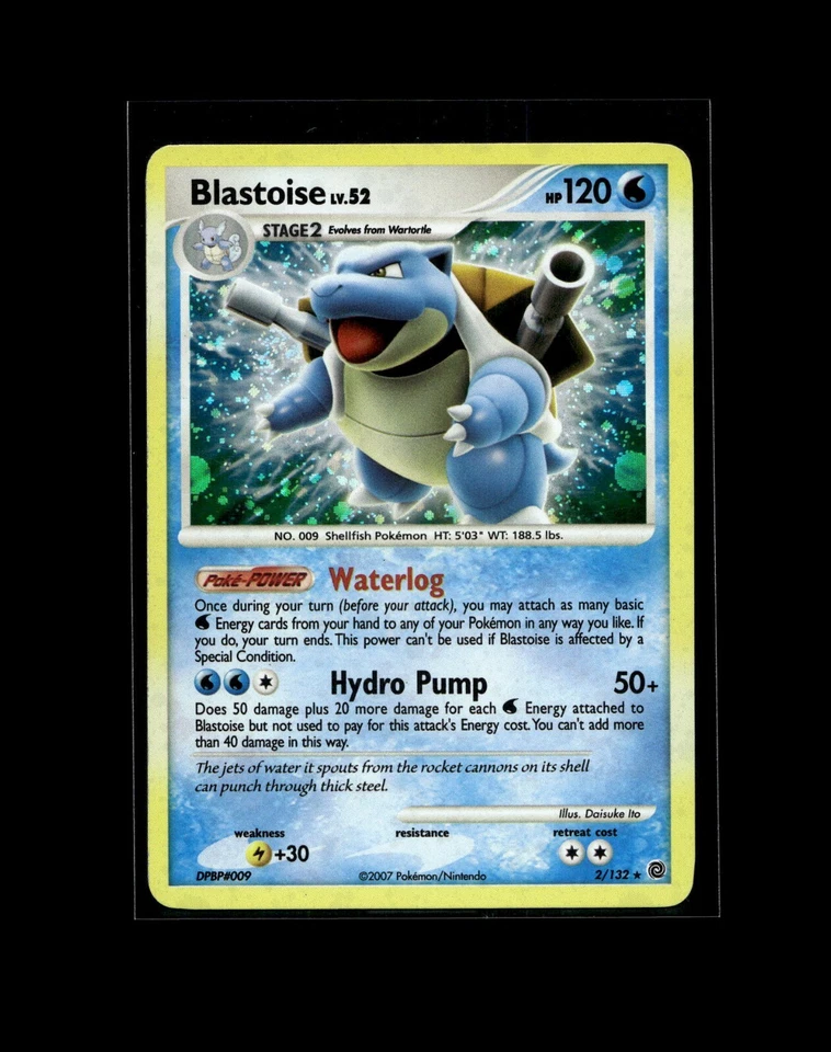 Squirtle Wartortle Blastoise Pokemon Card! Holo/Reverse Holo EX Full Art Cards! - Image 1 of 2