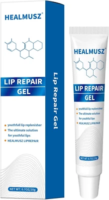 HBESTY Lip Repair Gel for Cracked & Dry Lips - Intense Healing Balm with Mint Extract