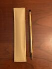 Vintage Cross Pen 1/20 10k Gold Filled With Case In Working Condition