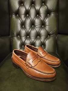 ALLEN EDMONDS WESTBROOK LEATHER LOAFERS SLIP ON UK 7.5 E WIDTH INSOLE 26 CM🇬🇧 - Picture 1 of 24