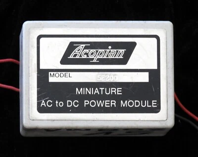 Acopian 5E200 +5vdc 200ma output 110/115vac Input Power Supply Module - Image 1 of 4