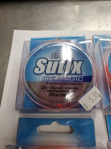 Sufix Ice Magic Ice Fishing Mono Line 100 yd. Fl. Orange - Choose Weight - Picture 1 of 9