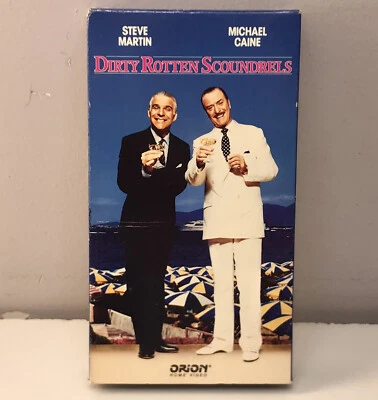 Dirty Rotten Scoundrels VHS 1988 Video Tape Steve Martin Michael Caine VTG 80s - Image 1 of 4