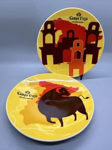 Campo Viejo Pure Spanish Character Set of 2 Tapas Plates Decor, Vanity Tray - Picture 1 of 7