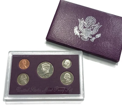1992 S Proof Set - U.S. Mint 5 Coins with Original Box - Image 1 of 3