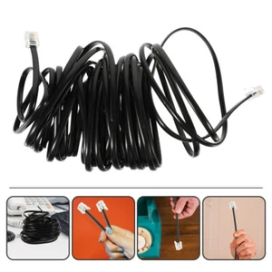 Telephone Extension Cord Phone Cable Landlines Phone Wire Line Phone Cord Home - Zdjęcie 1 z 12