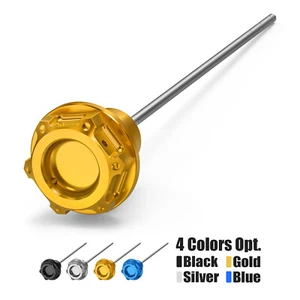 CNC Engine Oil Tank Dispstick Plug Level Gauge For Suzuki DRZ400E/S/SM 2000-2024 - Picture 1 of 13