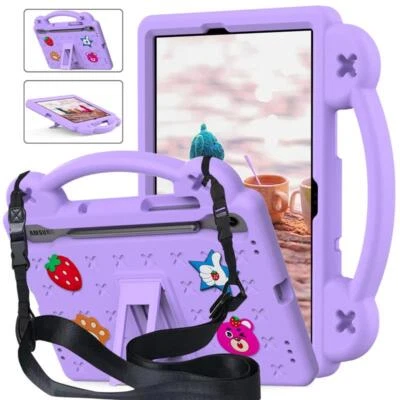 Kids Case For Samsung Galaxy Tab S9 FE 10.9 in S9 S8 S7 Stand Shockproof Cover - Image 1 of 4