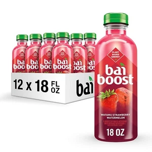 Bai Boost Watamu Strawberry Watermelon, Antioxidant 18 fl oz bottle (Pack of 12) - Picture 1 of 10