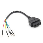 16 Pin OBD2 Female Connector Cable Plug Pigtail Tester Car Diagnostic Cable