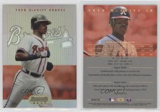 1995 Bowman's Best Red Refractor Fred McGriff #56 HOF