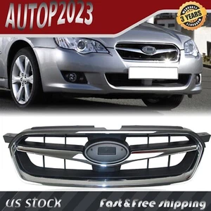 Front Grill for 2008-2009 Subaru Legacy Dark gray and Chrome moulding - Picture 1 of 11