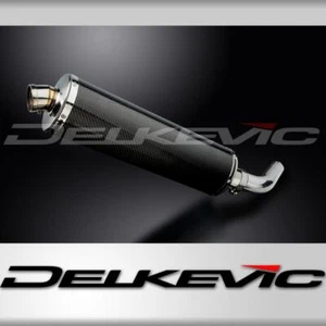 HONDA VFR800Fi 1998-2001 450mm OVAL CARBON BSAU SCHALLDÄMPFER AUSPUFF KIT - Bild 1 von 5