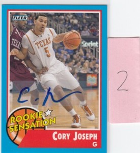 2011-12 Fleer Retro Autographs #69 Cory Joseph RS
