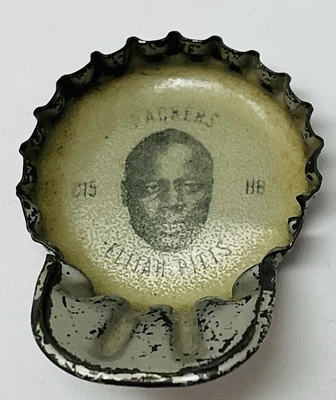 1965 Coke Bottle Cap NFL Football Green Bay Packers Elijah Pitts Lift Top Tab - Image 1 of 4