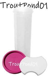 TUPPERWARE Modular Mates Spaghettibehälter rund Behälter #5 fuchsia rosa Dichtung - Bild 1 von 5