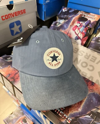 NUEVA CONVERSE Chuck Taylor Gorra de Béisbol Pana 10027984-A01 - Azul Lakeside Foto 1 de 4