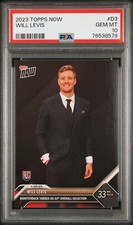PSA 10 GEM-MT Will Levis 2023 Topps Now #D3 Rookie Card Draft Night Titans