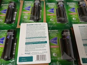 NICORETTE QUICKMIST COOL BERRY AEROSOLES BUCALES NICOTINA PAQUETE ÚNICO BBE MAYO 2025 - Imagen 1 de 24