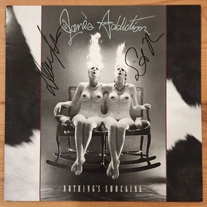 Dave Navarro & Stephen Perkins Signed Jane's Addiction Nothings Vinyl Record RAD - Picture 1 of 1