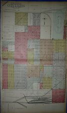(XL17x30) 1902 Plat Map ~ WEST CENTRAL PART of the CITY of COUNCIL BLUFFS, IOWA