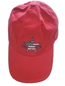 Hat Cap Baseball Red USA American Flag Stars 1776 Adjustable Patriotic - Picture 1 of 4