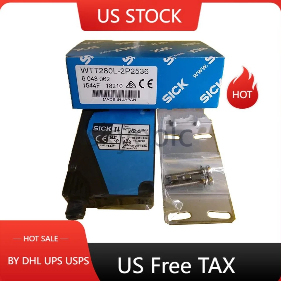 New SICK WTT280L-2P2536 6048062 WTT280L2P2536 Photoelectric Sensor Switch - Image 1 of 4