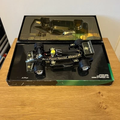 MINICHAMPS Lotus Jps 97T Ayrton Senna Portugal Gp 1985 1/18 RARE LTD EDITION - Image 1 of 4