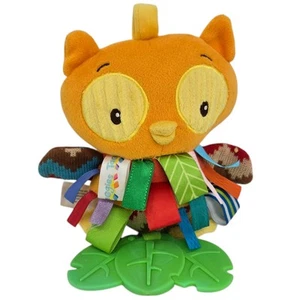 Peluche Taggies Owl Whoo Loves You bebé juguete 7” sonajero mordedor sensorial Lovey 2019 - Imagen 1 de 6