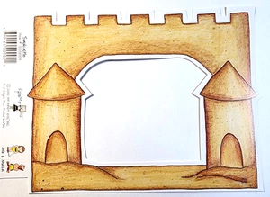 Sandcastle Frame RETIRED 2002 My Mind's Eye Die Cuts Lot 6.5" x 5" - Picture 1 of 1