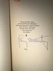 McMurtry/It's Always We Rambled SIGNED Limited Edition; Fine; Scarce! - Picture 1 of 3