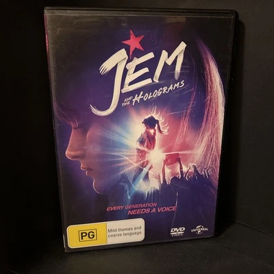 Jem and the Holograms DVD 2015 Teen Favourite Stars Aubrey Shea VGC R245 PAL - Image 1 of 3