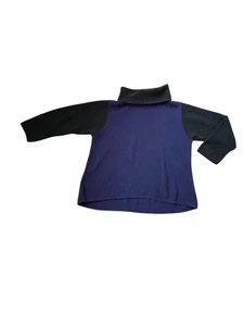 Margaret Winters Women’s Large Purple Black Cowl Neck Sweater - Picture 1 of 8