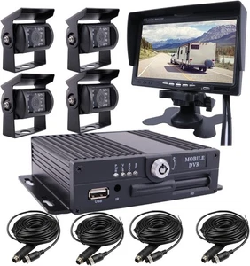 4CH 1080P AHD 512GB Truck DVR MDVR Video Recorder CCTV Real-time Monitor System - Picture 1 of 20