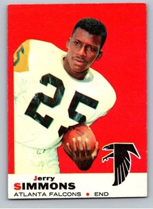 1969 Topps Football Set-Break #24 Jerry Simmons Falcons *WSC* - Bild 1 von 2