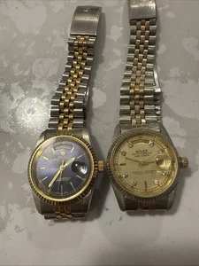 2 Men's Watch Vintage No Tested As Is - Picture 1 of 14