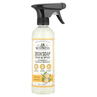 Dish Soap Foam & Spray, Orange, 16 fl oz (473 ml) - Image 1 of 2