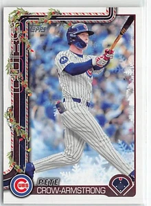 2025 Topps Holiday #H41 Pete Crow-Armstrong - Picture 1 of 2