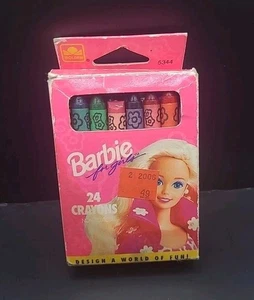 Crayones Barbie vintage de 16 unidades de 1994 - Imagen 1 de 12