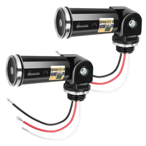 2-Pack, Dusk to Dawn/Day Night Sensor, Photoelectric Switch, Photo Cell Sensor, - Picture 1 of 12