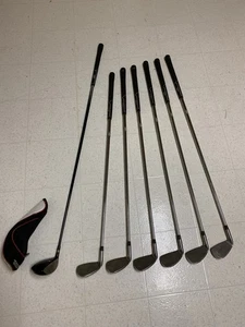 Founder’s Club Mid Irons Set 5 - 9 Iron Plus Pitching Wedge & Graphite 3 Wood RH - Picture 1 of 10