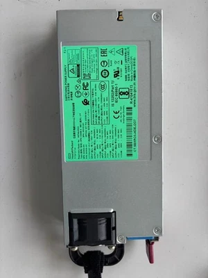 HP 643934-001 1200W Power Supply DPS-1200SB A for ProLiant DL380p DL360p - Image 1 of 4